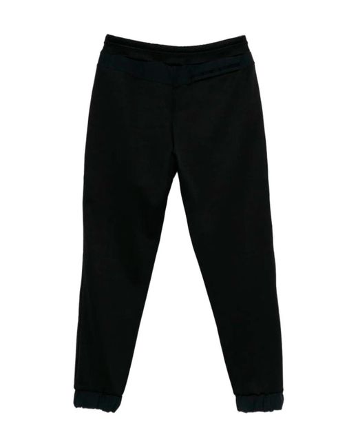 Paul & Shark Black Straight-Leg Track Pants for men