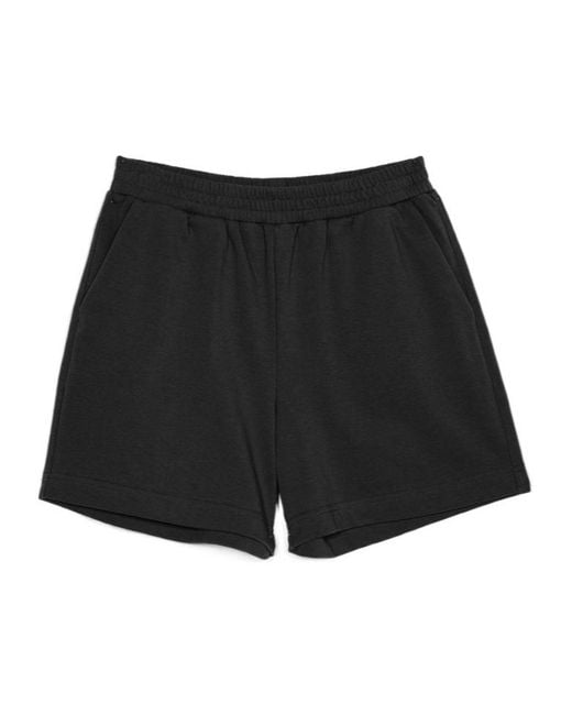 Twinset Black Elastic-Waistband Pocket Shorts