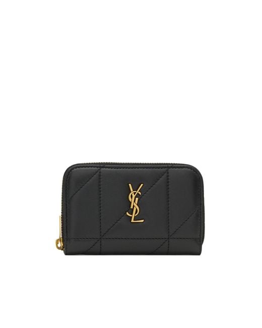 Saint Laurent Black Jamie Change Purse