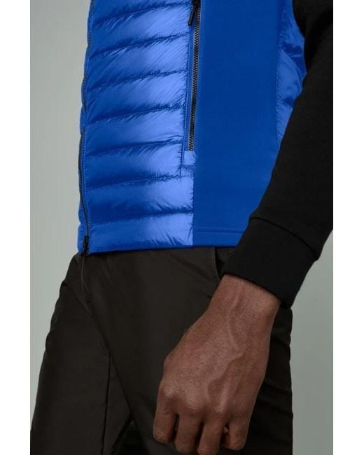 Canada Goose Blue Logo Patch Padded Gilet for men