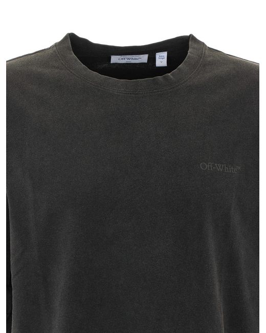 Off-White c/o Virgil Abloh Black Short-Sleeved T-Shirt for men