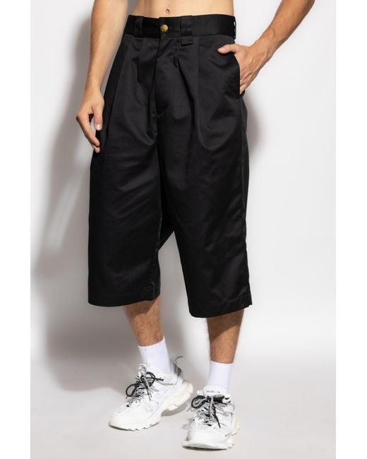 Willy Chavarria Black Borracho Shorts for men