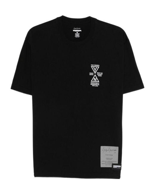 Yohji Yamamoto Black X Neighborhood Cotton T-Shirt for men