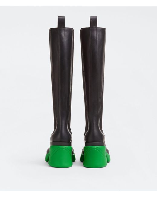 Bottega Veneta Green Flash Knee High Boots