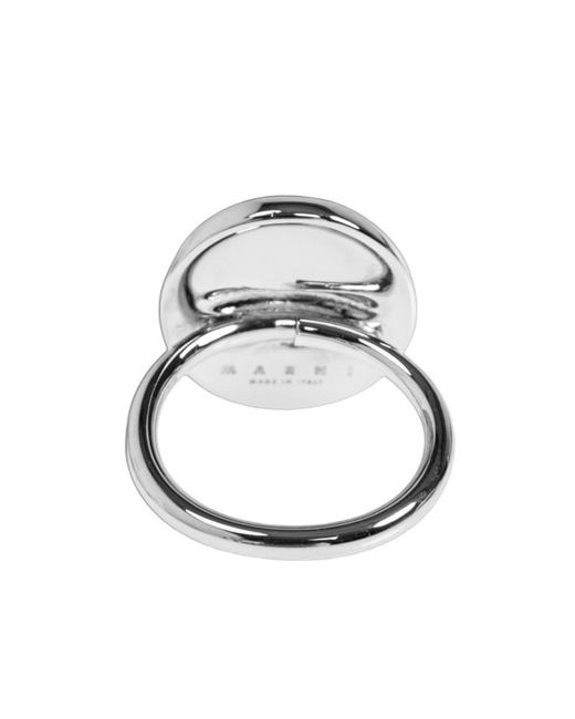 Marni Black Brass Ring