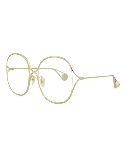Gucci White Circular Flat Mirror