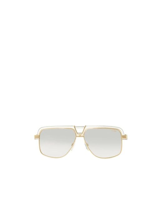 Cazal White Full Frame Sunglasses for men
