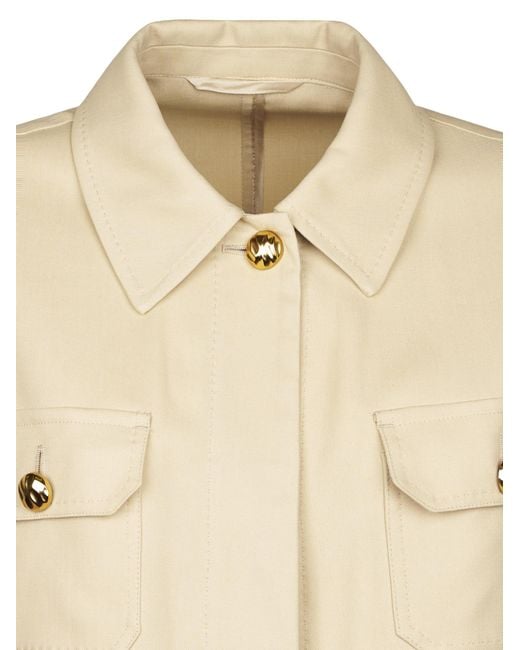 Max Mara Natural Studio Pocket Detailed Jacket