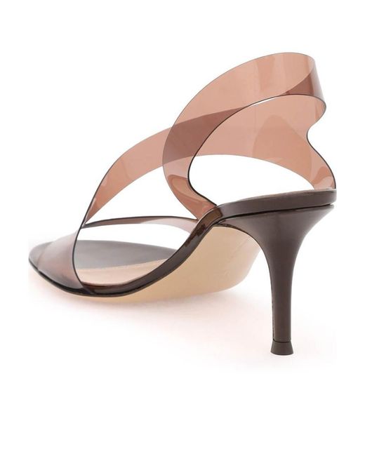 Gianvito Rossi Pink Metropolis 70Mm Stiletto Sandals