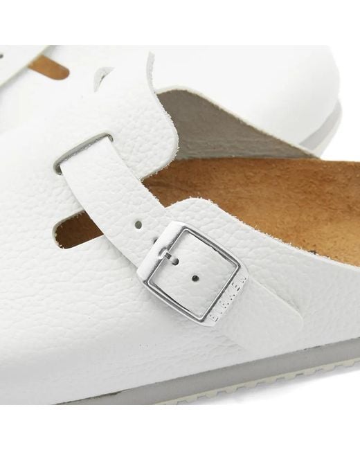 Birkenstock White Logo Muller Shoes