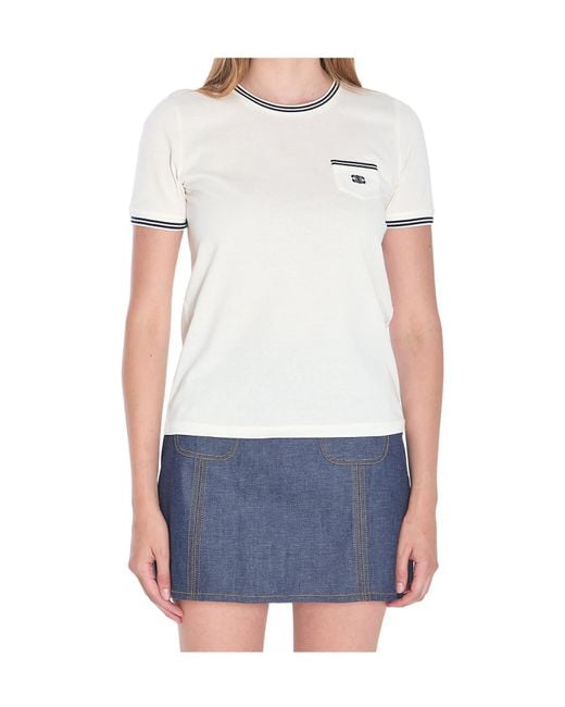 Céline Blue 70's Triomphe T-Shirt