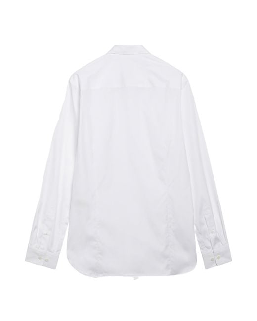 Dries Van Noten White Long Sleeved Shirt for men