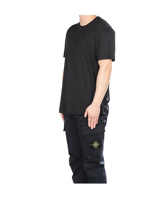 J.Lindeberg Black Ade T-Shirt for men