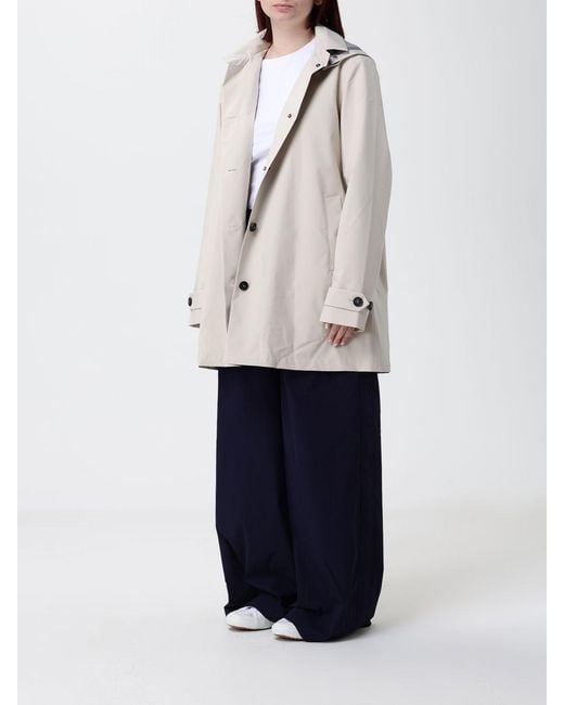Save The Duck White April Hooded Coat