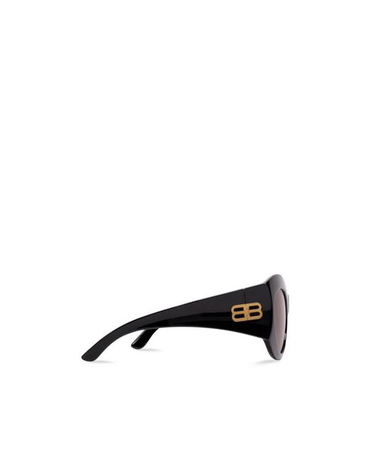 Balenciaga Multicolor Eyewear Hourglass Round Sunglasses