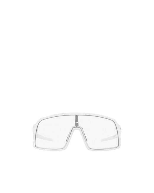 Oakley White Sutro Shield Frame Glasses for men