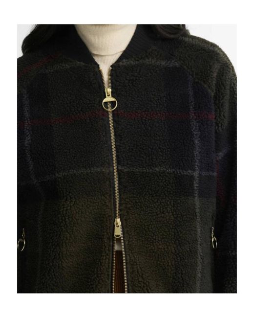 Barbour Black Plaid Jacket