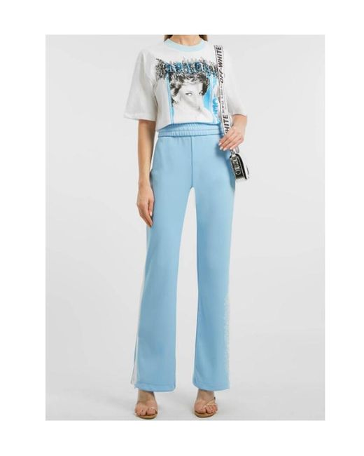 Off-White c/o Virgil Abloh Blue Tribute 1 Princess Diana T-Shirt