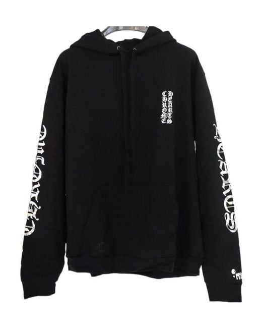 Chrome Hearts Black Long-Sleeved Sweatshirt for men