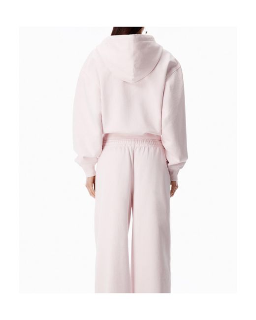 Alexander Wang Pink Zip-Up Hoodie