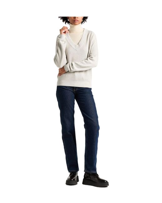 Brunello Cucinelli White Long Sleeve Jumpers
