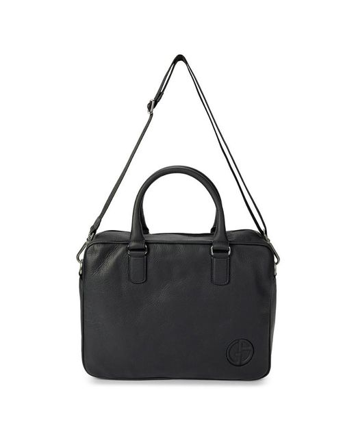 Giorgio Armani Black Official Briefcase for men