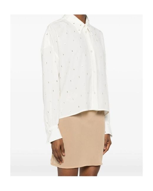 Fabiana Filippi White Long-Sleeved Shirt