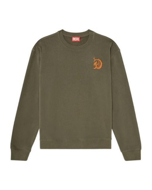 DIESEL Green Norm-Aa4 Sweatshirt for men