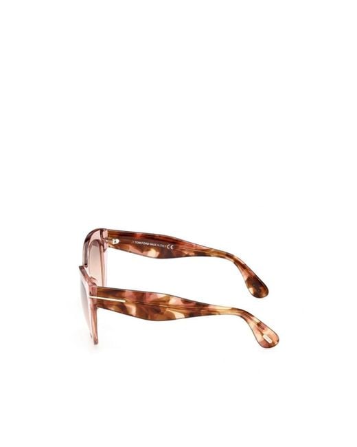 Tom Ford Pink Logo Sunglasses