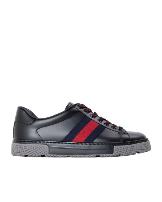 Gucci Blue New Ace Sole Sn62 for men