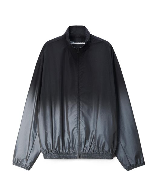 Alexander Wang Blue Reflective Track Jacket