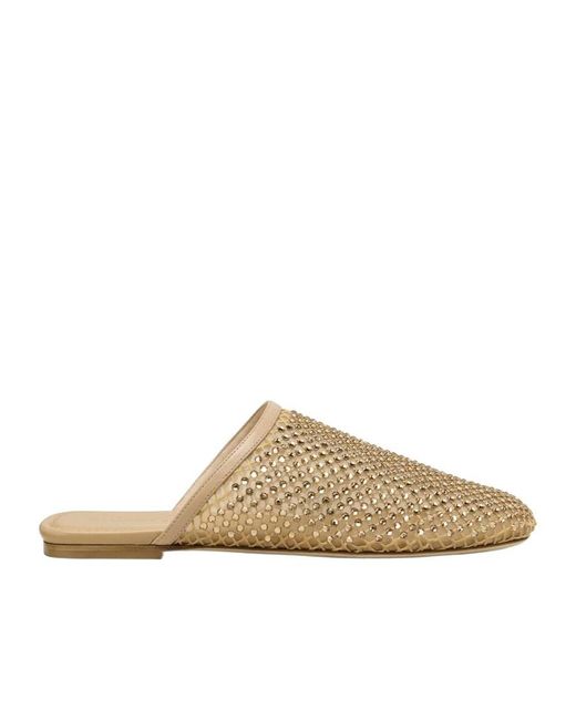 Stuart Weitzman Brown Round-Toe Sandals