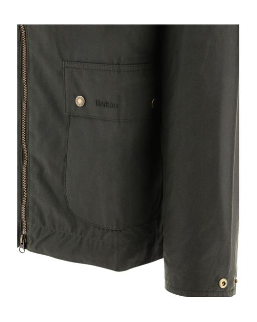 Barbour Green Long-Sleeved Casual Jacket for men