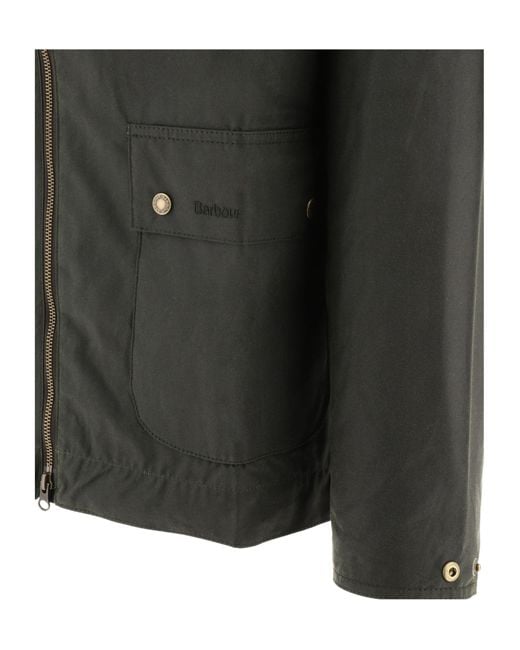 Barbour Green Long-Sleeved Casual Jacket for men