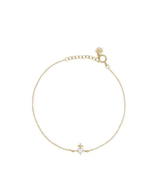 Vivienne Westwood White Valentines Heart Bracelet