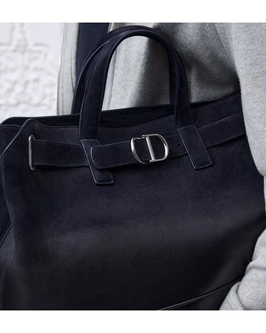 Dior Blue Medium Normandie Tote Bag for men