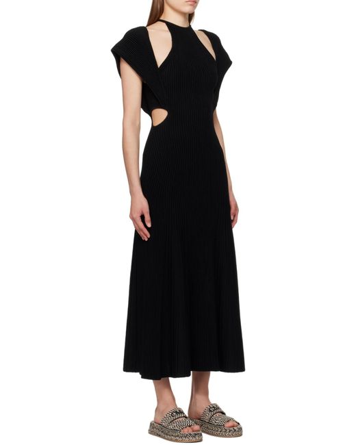 Chloé Black Chloé Cut-Out Sleeveless Maxi Dress
