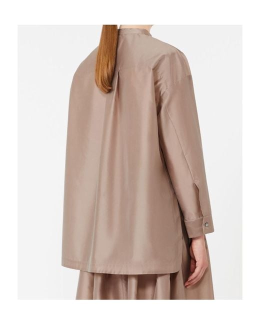 Max Mara Brown 'S Racconto Crewneck Shirt