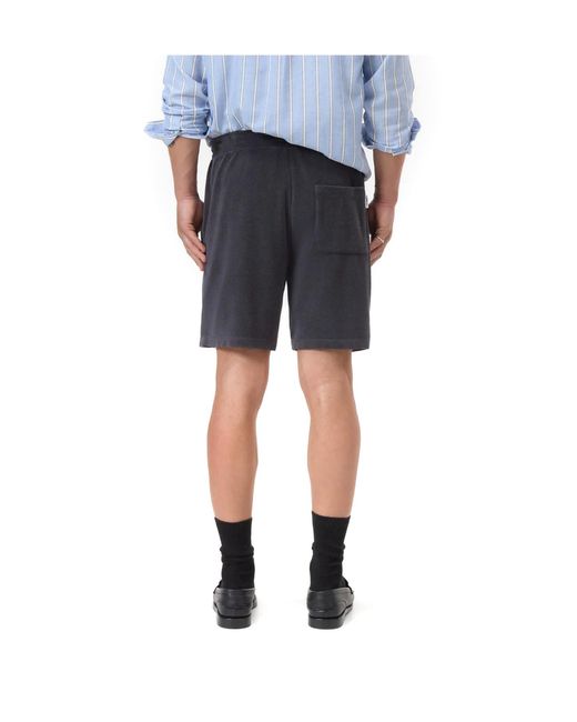 Closed Blue Drawstring Track Shorts for men