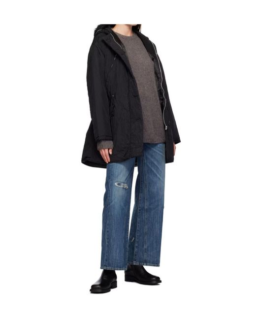 Our Legacy Black Subtle Parka Coat