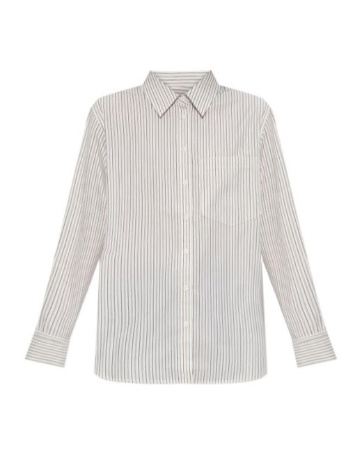 Zadig & Voltaire White Morning Striped Shirt