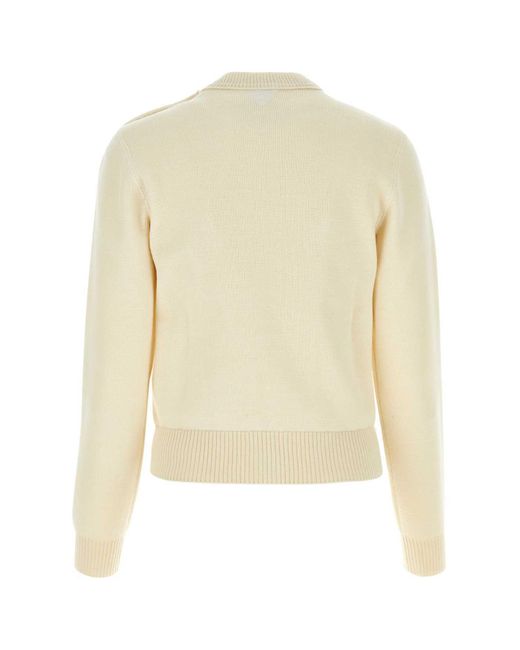 Bottega Veneta Natural Ivory Wool Sweater
