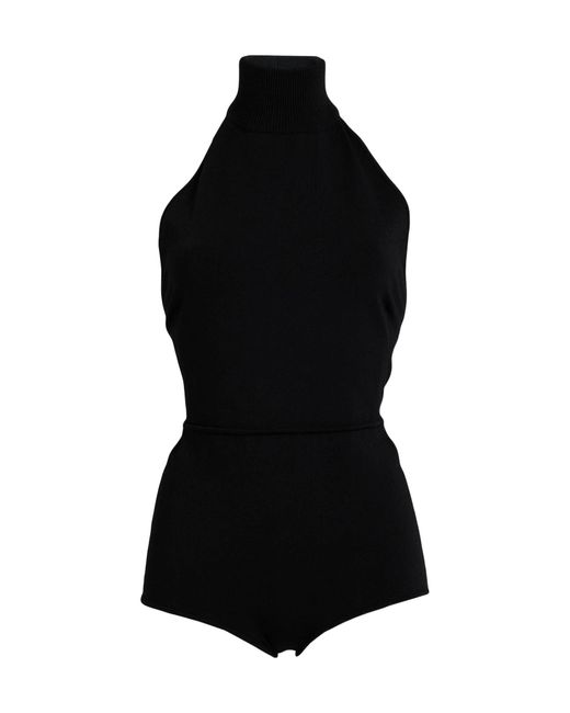 Max Mara Black Bodysuit Viscose, Polyester, Polyamide, Elastane
