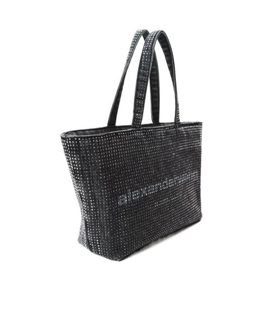 Alexander Wang Black Punch Small Tote