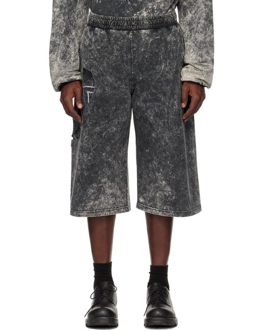 DIESEL Blue P-Eckyo-Peeloval Oval D Pants for men