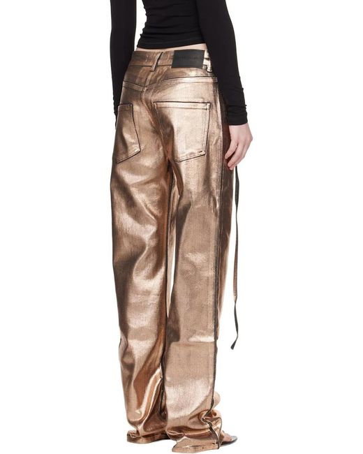 OTTOLINGER Natural Metallic-Panel Jeans