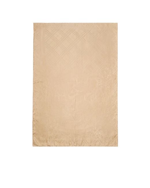 Burberry Natural Floral Crest Silk Scarf