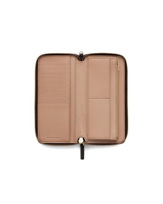 Marc Jacobs Brown Continental Zipped Wallet