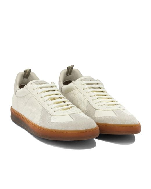 Officine Creative White 'Militia' Low-Top Sneakers for men