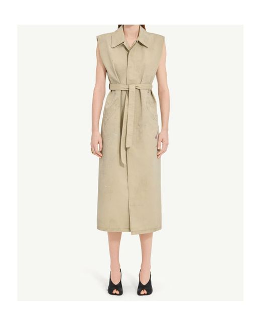 MM6 by Maison Martin Margiela Natural Double Breasted Waistcoat